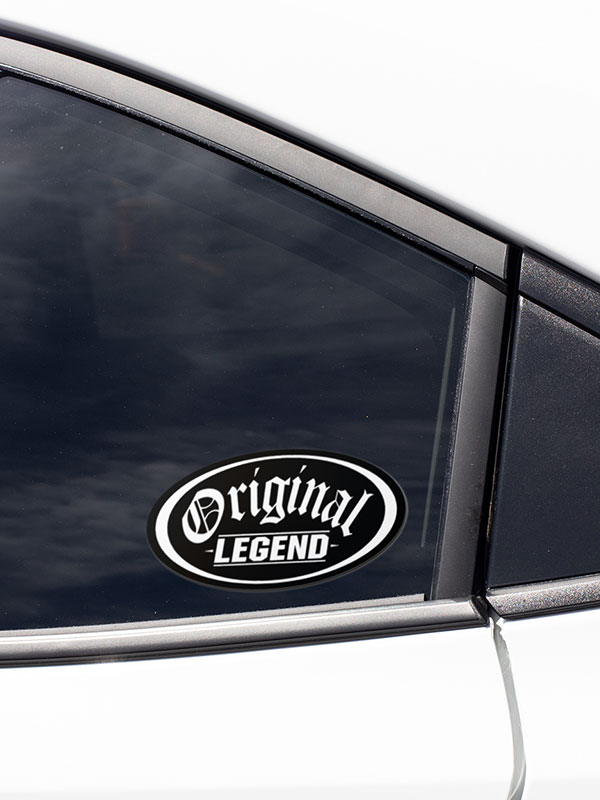 Original Legend Sticker - Black & White - 2