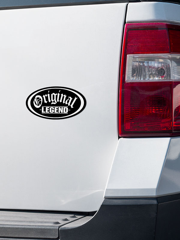 Original Legend Sticker - Black & White - 2